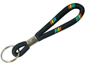 Printed Tubular Keyrings. Customized tubular keyring lanyard with a clip, with vibrant sublimated print, and is ideal for brand promotion.