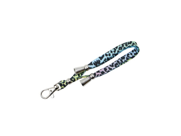 Compact adjustable phone lanyard with long-lasting sublimation print and strong fastening. Available at AMGS Group.