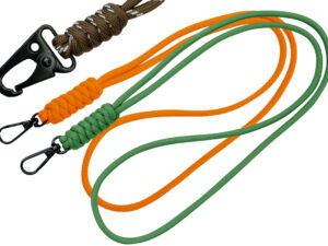 Long braided paracord lanyard – a promotional gadget perfect for outdoor campaigns. From AMGS Group.