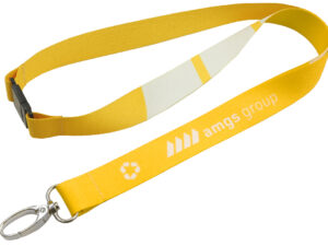 rPET Lanyard With Safety Breakaway.