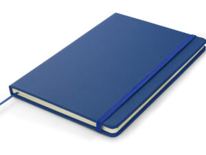 Promotional notebook VITAL A5 with leather-like cover and elastic band, customizable with logo.