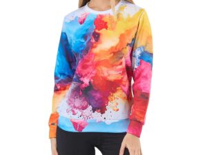 Custom Thermoactive Sweatshirt with Logo, colorful sublimation print. AMGS Group.